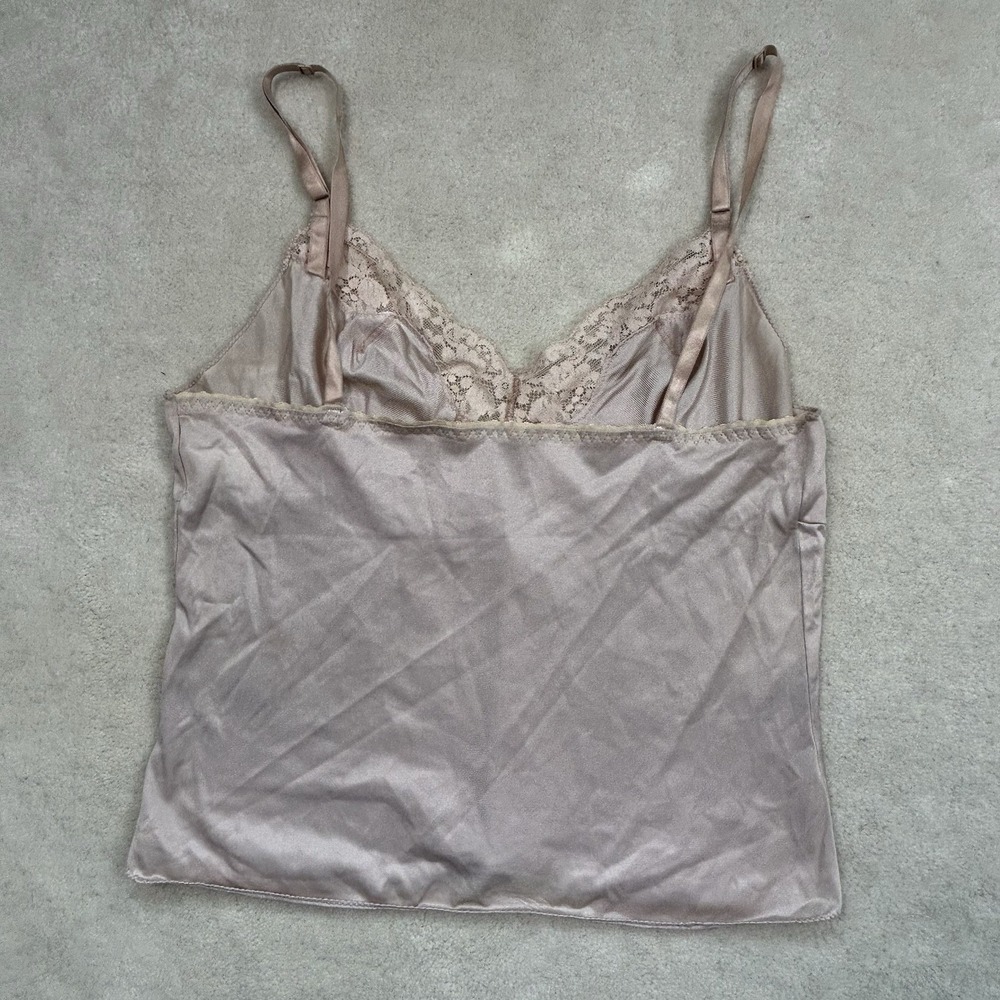 Vintage Vassarette Camisole Womens 34 Lace Nylon Lingerie USA 80s - Picture 2 of 8
